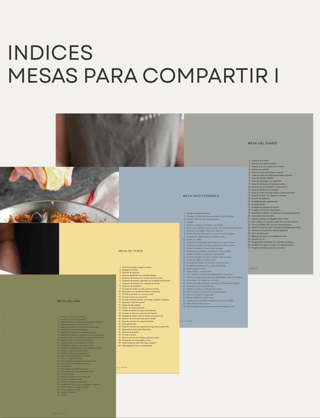 Kit Libros 1 y 2 Mesas para Compartir (con funda rígida)