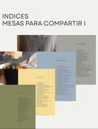 Kit Libros 1 y 2 Mesas para Compartir (con funda rígida)